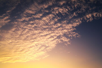美しい夕焼け雲