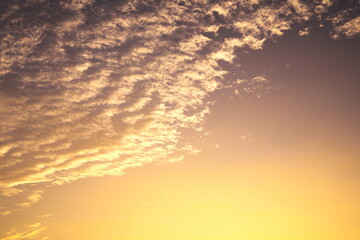 美しい夕焼け雲