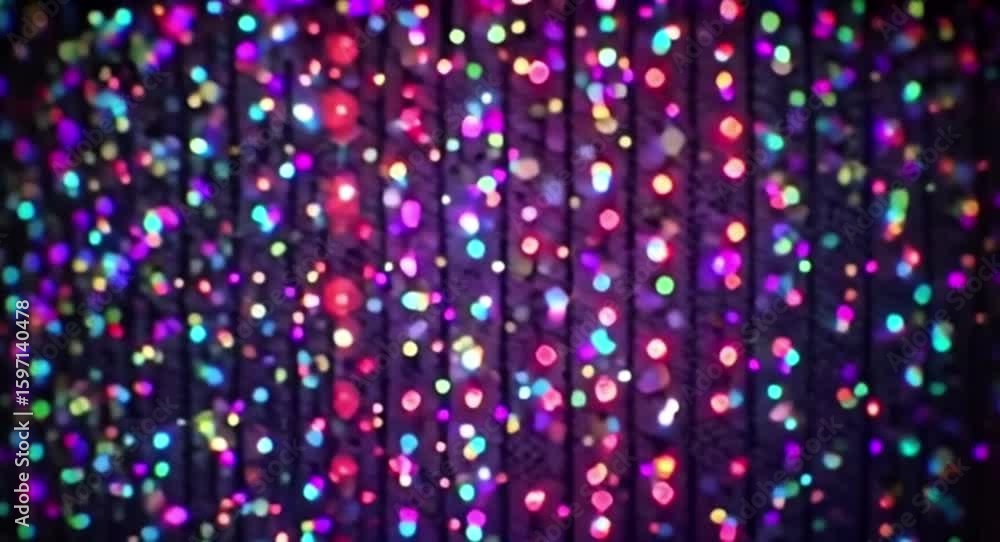 Aufkleber festive bokeh lights twinkling and creating a magical atmosphere effect