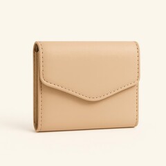 Elegant Beige Wallet for Stylish Living and Financial Management - Perfect for Fashion Blogs and Lifestyle Marketing Campaigns