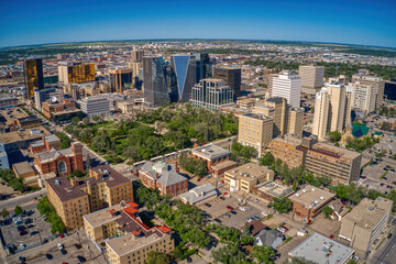 Aerial View of Regina, Saskatchewan during Summer