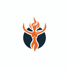 Fire goddess logo