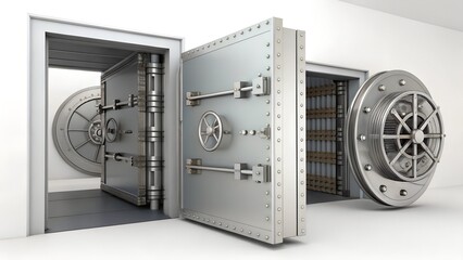 bank safe with combination lock