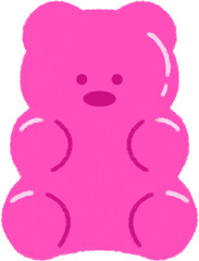 Pink Gummy Bear