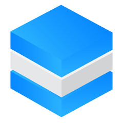 3D Box Rectangle Glassmorphism UI Icon Sign and Symbol Design Illustrator Png Svg