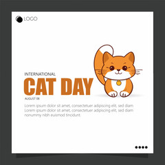 International Cat Day is celebrated on August 8th to honor our feline companions, promote cat welfare, and encourage adoption