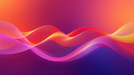 Dynamic abstract wave patterns digital art colorful background vibrant modern conceptual design