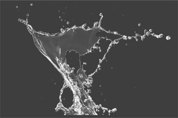 Abstract textured background with natural leaf shadow and vibrant paint splashes in a cmyk color palette