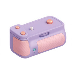 3D Isometric Camera Battery Grip Icon
