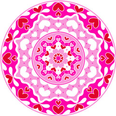 Vintage oriental floral lace mandala pattern vector illustration for cards and wallpaper decor