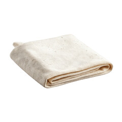 Folded Natural Linen Fabric, Textured