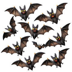 halloween pumpkin bat