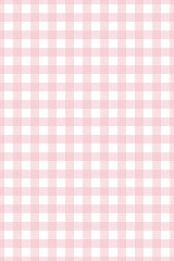 Seamless pattern of gingham. Pastel pink color.