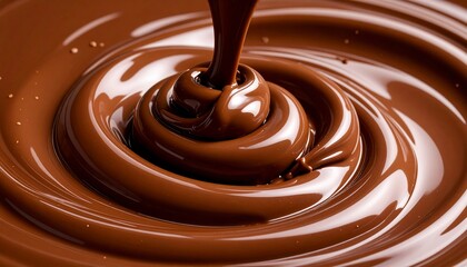 Swirling Melted Chocolate Delight