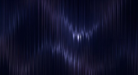 Dark Abstract Vertical Lines with Waveform Pattern in Purple and Blue Gradient