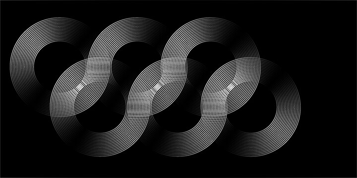 Abstract Particle Technology Background Design. Abstract wave moving point flow particles, high tech background design for brochure, flyer, magazine, business card, banner. Vector