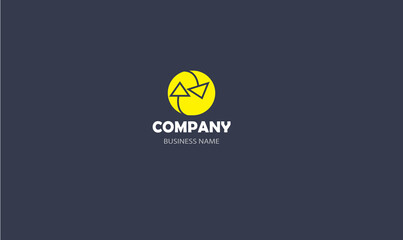 modern communication company logo