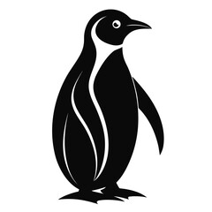 Penguin Silhouette Vector
