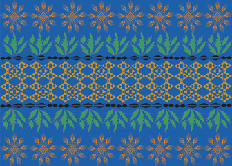 seamless geometric pattern, combined arts