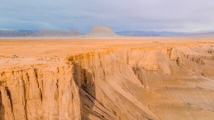 Cliff Side view of the Utah from the Overlook Area