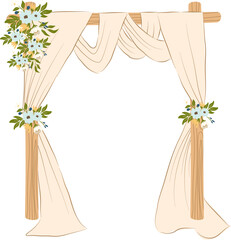 Wedding Gate Illustration