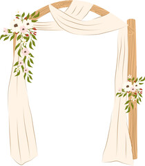 Wedding Gate Illustration