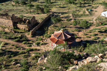 Altes Kloster Ruine Mongolei Mittelgobi