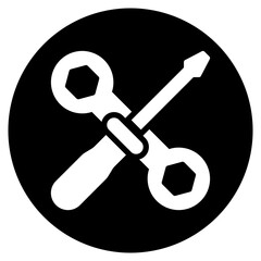 hand tools glyph icon