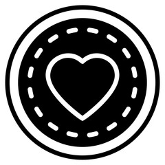 heart glyph icon
