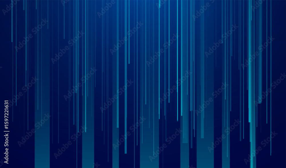 Poster glowing lines on blue background. abstract modern lines. cool gradient shapes. graphic concept for y