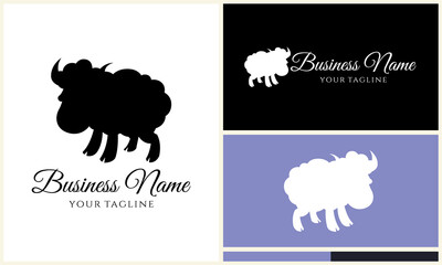 Sheep Logo Design Variations. (2)