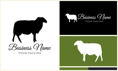 Sheep Logo Design Variations. (77)
