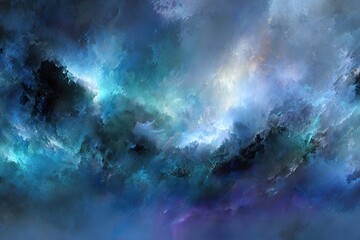 Obraz premium Abstract Colorful Space Nebula