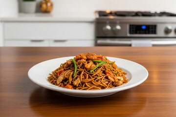 Guyanese Chow Mein is a flavorful fusion dish that combines Chinese stir-fried noodles with bold Caribbean flavors.