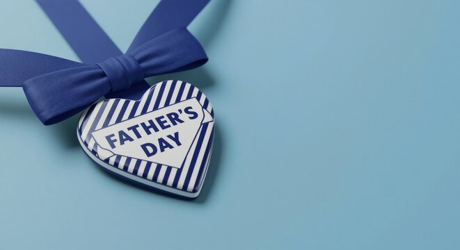 Father's Day Heart Medal for Celebrations and Appreciation