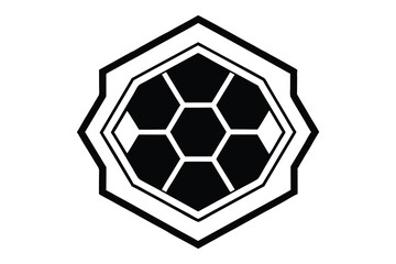 Fototapeta premium Vector art of abstract geometric shapes and patterns create a modern, minimalist design