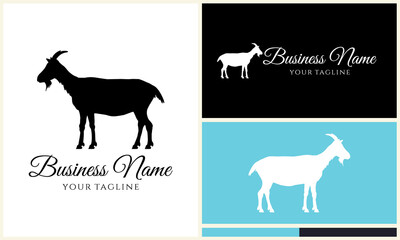 Obraz premium Goat Logo Design Variations. (6)