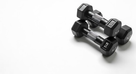 Two 5 Lb Dumbbells