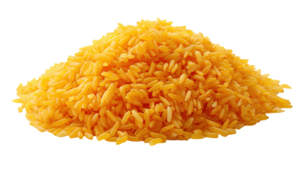 Delicious Plate of Fried Rice with Egg, Chicken and Vegetables Isolated on a Transparent Background