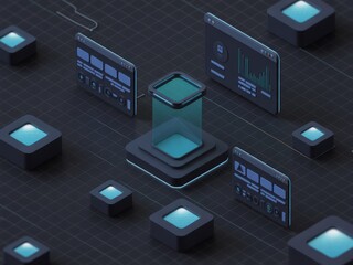 Digital data processing network technology