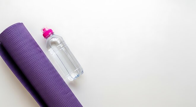 Yoga Mat and Water Bottle - Powered by Adobe