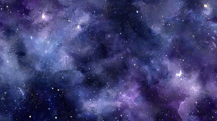 Fototapeta premium Abstract Watercolor Galaxy Background