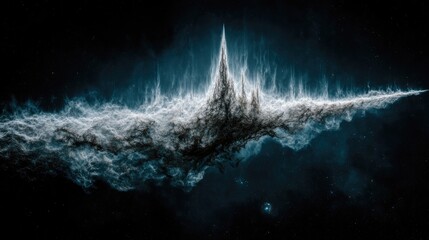 Fototapeta premium Abstract Cosmic Nebula In Dark Space