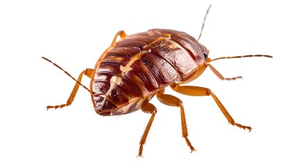 cockroach isolated on white background