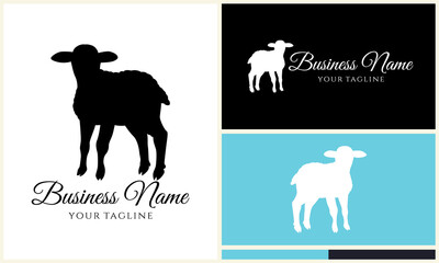 Obraz premium Lamb Logo Design Variations. (12)