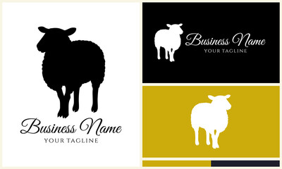 Sheep Logo Design Variations. (61)