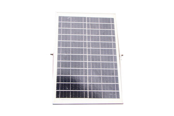 Structure old solar cell or solar panel Modern technology for energy revolution. Alternative power source to saving environment. Isolated on cut out PNG or transparent background. Photovoltaic module