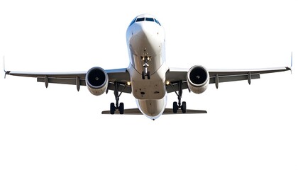 airplane on a white background
