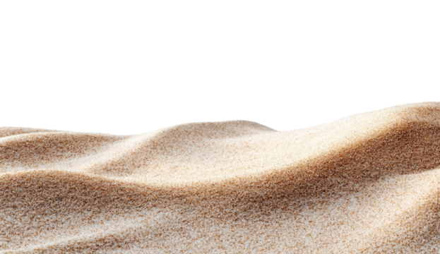 Beige sand dune, rippled surface