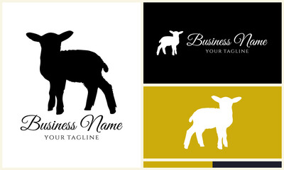 Obraz premium Lamb Logo Design Variations. (7)